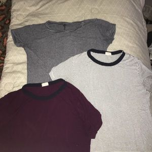 Bundle of 3 Brandy Melville/John Galt T shirts OS